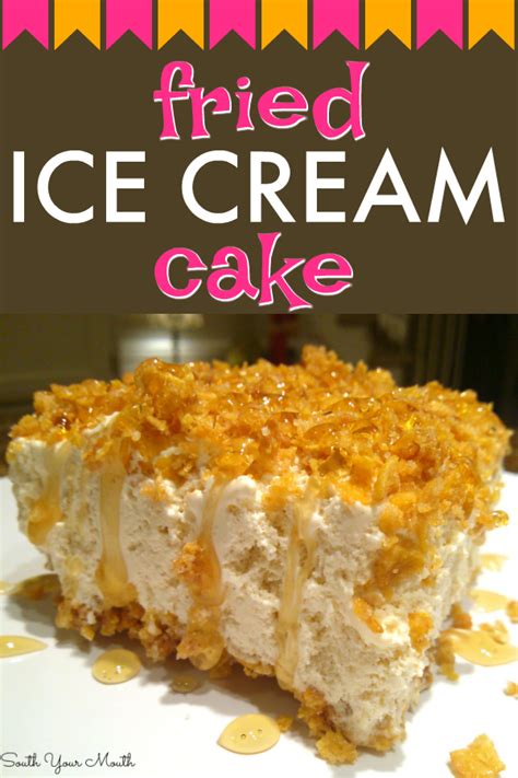 how to make fried ice cream with pound cake