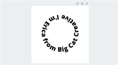 how to make full circle text in canva