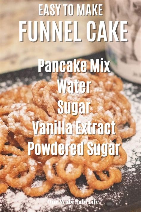 how to make funnel cake without vanilla extract