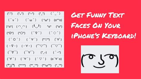 how to make funny faces on keyboard