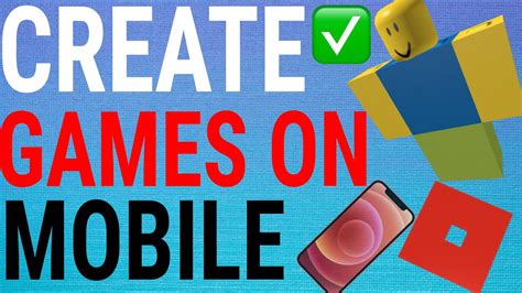 how to make game on mobile roblox