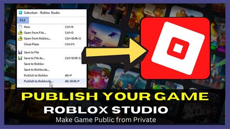 how to make game public roblox studio