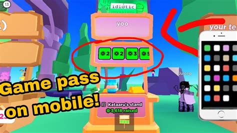 how to make gamepasses on roblox mobile