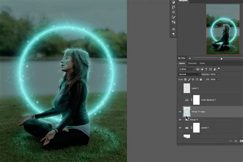 how to make glow effect in photoshop