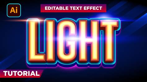how to make glowing text in illustrator