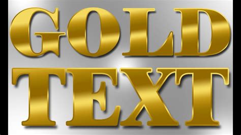 how to make gold text in word