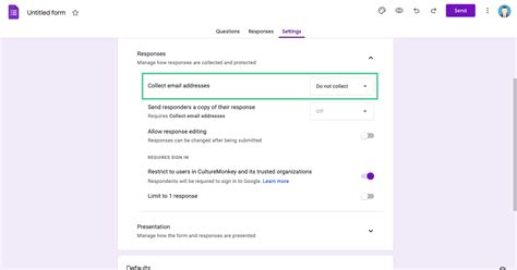 how to make google forms responses anonymous