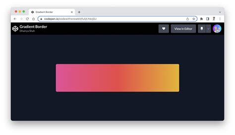 how to make gradient border in tailwind css
