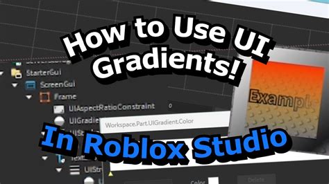 how to make gradient text roblox studio
