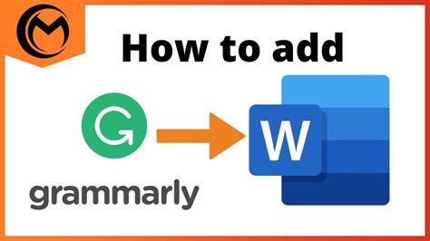 how to make grammarly work on word