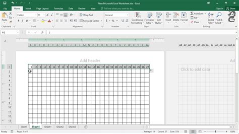 how to make graph paper in excel 2013