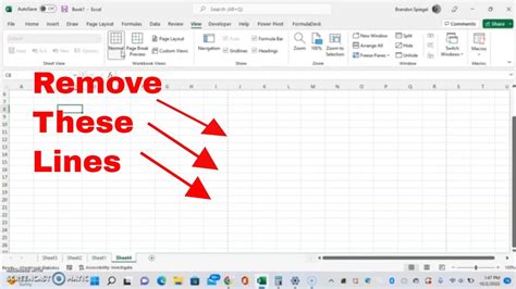 how to make gray lines in excel