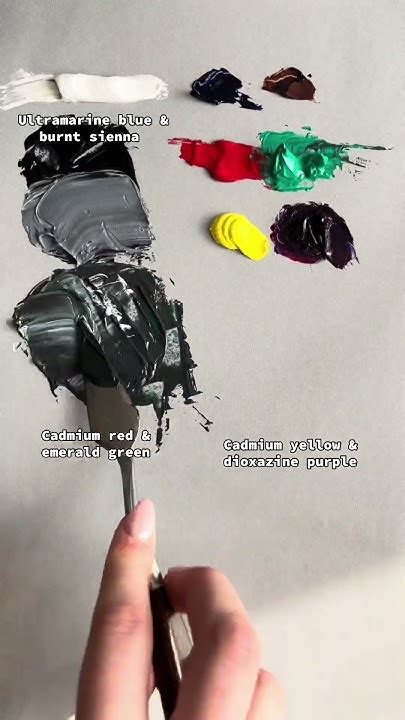 how to make gray without using black or white