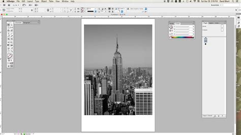 how to make grayscale in indesign