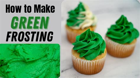 how to make green icing