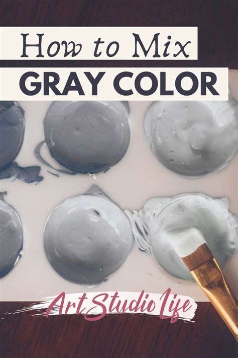 how to make grey paint with white