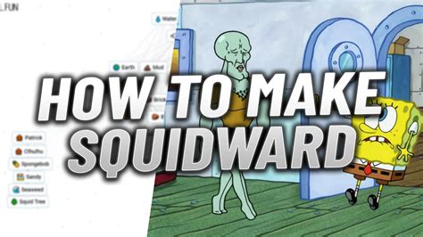 how to make handsome squidward in infinite craft