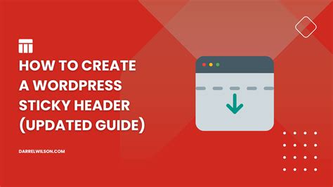 how to make header sticky in wordpress