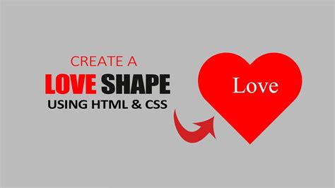 how to make heart shape in html code