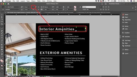 how to make highlighted words all caps