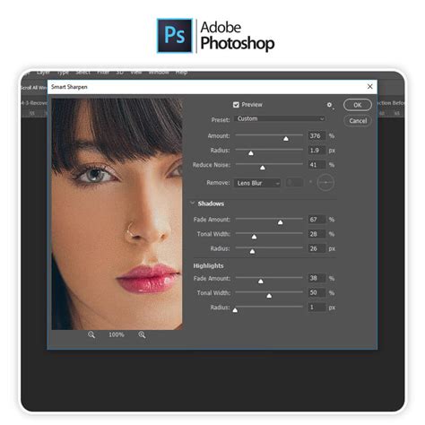 how to make image not blurry in photoshop