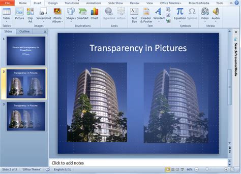 how to make image transparent in powerpoint 2010
