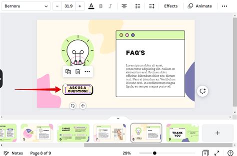 how to make interactive ppt in canva