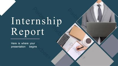 how to make internship report ppt sample