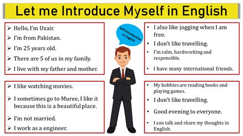 how to make introduce yourself in english