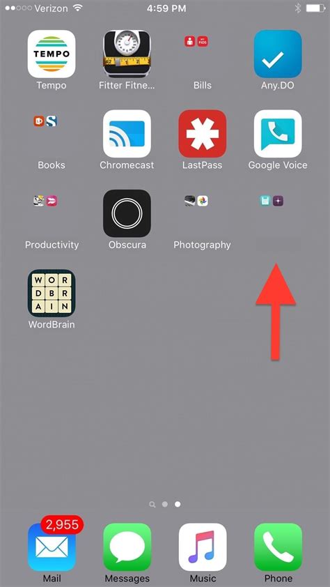 how to make invisible folder on iphone