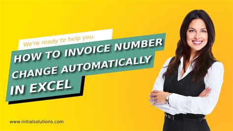 how to make invoice number change automatically in word