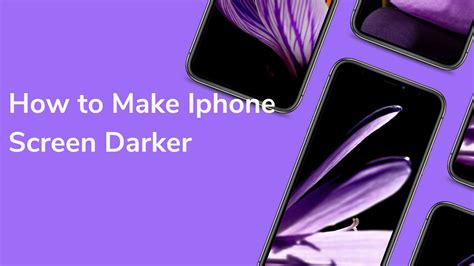 how to make iphone colors darker