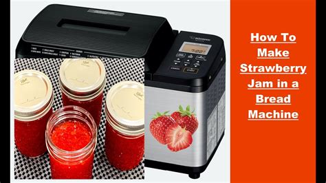 how to make jam in zojirushi bread maker