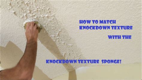 how to make knockdown texture on wall
