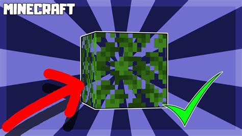 how to make leaf blocks in minecraft survival