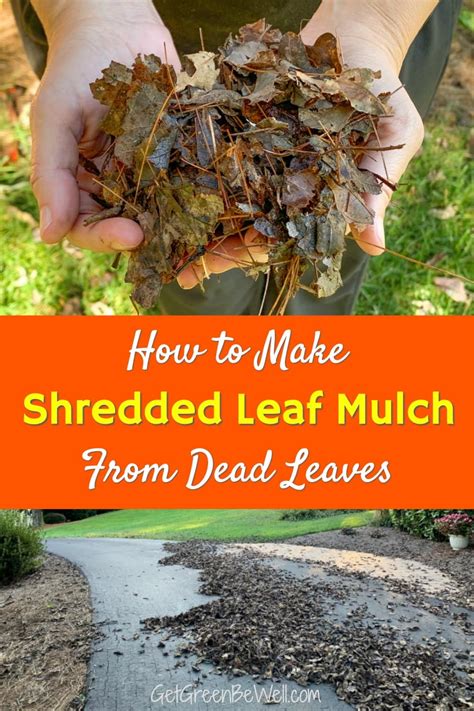 how to make leaf mulch fast in the garden