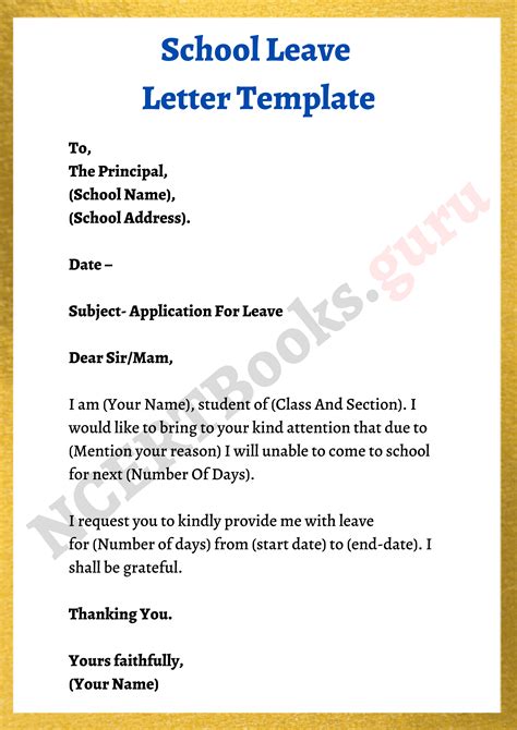 how to make leave note