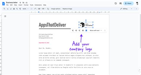 how to make letterhead in google docs