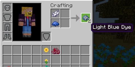 how to make light blue dye mc