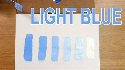 how to make light blue with blue