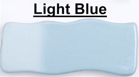 how to make light blue with clay