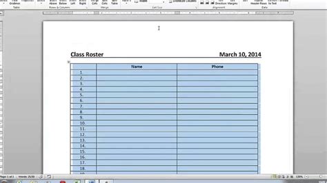 how to make lines in word table disappear