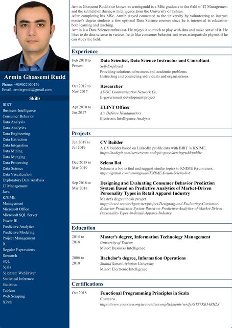 how to make linkedin profile cv