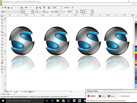 how to make logo with coreldraw