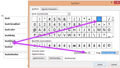 how to make long hyphen in word mac