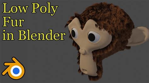 how to make low poly fur in blender