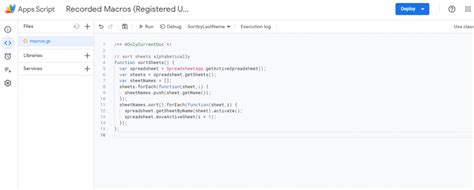 how to make macros in google docs