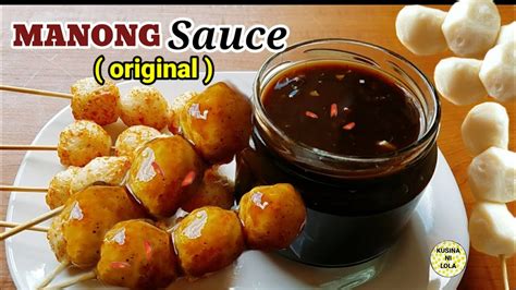 how to make manong fishball sauce