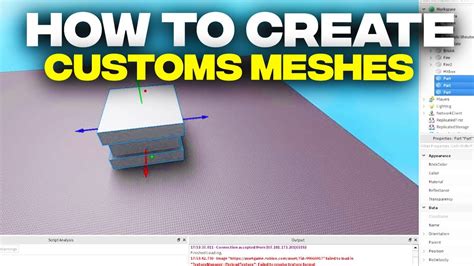 how to make meshes in roblox