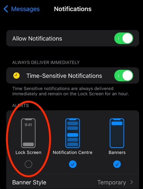 how to make messages private on lock screen